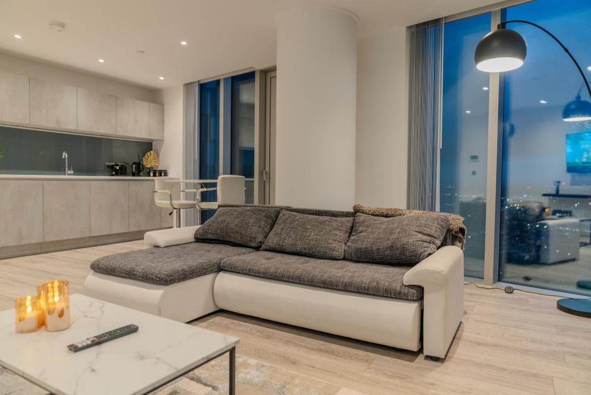 Luxury 2 Bed Penthouse With Stunning Views In Manchester City Centre Exteriör bild